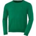 Benetton Herren Pullover Rundhals grün