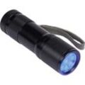 Perel - Velleman UV-9 uv-led Taschenlampe batteriebetrieben 58 g