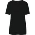 Rundhals-Shirt Benedikte Green Cotton schwarz