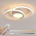 Comely - Moderne LED-Deckenleuchte für Wohnzimmer, Deckenleuchte für Küche, Runde Deckenlampe für Schlafzimmer und Wohnzimmer, Durchmesser 40 cm