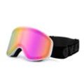 YEAZ Magnet-Ski-Snowboardbrille pink verspiegelt/weiß APEX