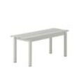 Muuto - Linear Steel Bank Outdoor, 110 cm, grau