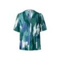 Tchibo Bluse mit Aquarellprint - Blau - Gr.: 34