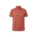 Tchibo Jersey-Poloshirt - Terrakotta - Gr.: S