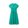 Jerseykleid mit Bindeband - Blau/Meliert - Gr.: S