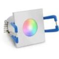 Einbaustrahler Mini Livorno eckig 3W IP65 durchverbindbar - Lichtfarbe: RGB+3000...