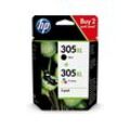 HP 305XL (6ZA94AE) - Schwarz + 3 Farben - Druckerpatrone - Hohe Kapazität - Multipack