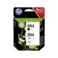 HP 304 (3JB05AE) - Schwarz + 3 Farben - Druckerpatrone - Multipack