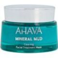 Gesichtsmaske AHAVA "Mineral Mud Clearing Facial Treatment Mask", blau, Hautpflegemittel, 50ml