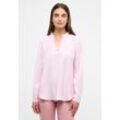 Longbluse ETERNA "LOOSE FIT" Gr. 36, pink (soft pink), Damen, 100% Viskose, Blusen