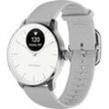 WITHINGS ScanWatch Light Smartwatch Edelstahl Armbandmaterial: Edelstahl, Kautschuk, 37 mm, Weiß