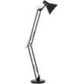 BRILLIANT Stehlampe "Winston", schwarz, 1 flammig, Ø 32cm H: 176cm,, Lampen