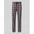 Regular Fit Pyjama-Hose mit Tunnelzug