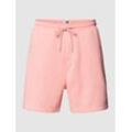 Regular Fit Sweatshorts mit Logo-Stitching Modell 'BEACH'