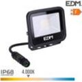 E3/70406 Foco Proyector Led 20W 1520Lm 4000K Luz Dia Black Series 12,4X10,6X2,8Cm Edm