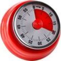 Csparkv - Rot) Küchen-Timer-Erinnerung, Timer verwalten, 360 Grad drehbarer mechanischer Timer, Koch-Countdown-Wecker, magnetischer Kühlschrank zum