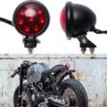 12V Motorrad Rückleuchten Bremslicht Rote led Bremse Hinten Lampe für Street Bike Chopper Bobber Cafe Racer Cruiser.