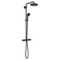 Grohe Vitalio Start 210 Duschsystem 268042430 schwarz matt, mit Thermostatarmatur