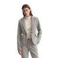 Jerseyblazer MARC O'POLO, Damen, Gr. 36, bunt (multi), Web, Obermaterial: 60% Baumwolle, 38% Polyester, 2% Elasthan, casual, Langarm, Blazer, mit Fischgrat-Muster