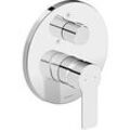 Duravit D-Code Einhebel-Duscharmatur DC4210012010 Unterputz, Keramikmischsystem, Chrom Hochglanz, Ø170 mm