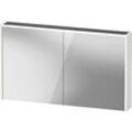 Duravit D-Code Spiegelschrank Verspiegelt DC7108018181000 1200x700x148, Weiß Matt, Steckdose E, LED Beleuchtung