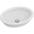 Villeroy und Boch Villeroy & Boch Einbauwaschtisch Loop & Friends 57 x 40,5 cm, weiss, ohne Hahnloch