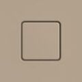 Kaldewei Conoflat Ablaufdeckel 687772572662 eckig, Secure Plus, warm beige40