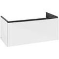 Villeroy und Boch Subway 3.0 Waschtisch-Unterschrank C56901VE 97,3x42,9x47,8cm, ohne LED/Griff Volcano black, brilliant white