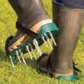 Csparkv - Garden Mile Garden Rasenbelüfter-Schuhe, manueller Rasenbelüfter mit 5,7 cm langen Spikes und universellen Aufsätzen, Rasenbelüfter-Sandalen