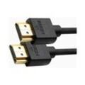 HDMI A 2.0 auf HDMI A Hochgeschwindigkeits-Ultra-HD-Kabel, unterstützt 3D-Formate und mit Audio-Rückkanal, 2 m, Schwarz