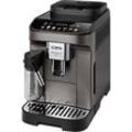 De'Longhi Kaffeevollautomat Magnifica Evo Milk ECAM290.81.TB, für Bohnen/Pulver, bis 1,8 l/250 g, 7 Direktwahltasten, Milchaufschäumer, titangrau-schwarz