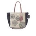 Desigual Damen Handtasche, beige, Gr.