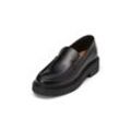 Loafer MARC O'POLO "aus edlem Rindleder" Gr. 36, schwarz, Damen, Obermaterial: 100% Leder (Rind), unifarben, Schuhe