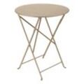 Fermob - Bistro Klapptisch Ø 60 cm, muskat