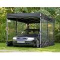 Dancover Faltgarage FleX Carcover, 2,5x5m, Schwarz