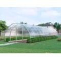 Dancover Gewächshaus aus Polycarbonat, Strong NOVA 48m², 4x12m, Silber