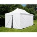 Dancover Faltzelt Faltpavillon Wasserdicht FleXtents® Basic v.3, Sanitäts- & Notfallzelt, 3x6m, weiß, inkl. 6 Seitenwände