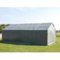 Dancover Lagerzelt Zeltgarage Garagenzelt PRO 4x8x2x3,1m, PE, Grau