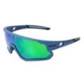 YEAZ Sport-Sonnenbrille Cyan Blue/Green SUNRISE