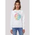 Sweatshirt F4NT4STIC "Pink Floyd Wish You Were Here", Damen, Gr. L, weiß, Obermaterial: 85% Baumwolle, 15% Polyester, casual, regular fit, Rundhals, Langarm ohne Bündchen, Sweatshirts, Premium Qualität