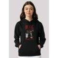 Kapuzenpullover F4NT4STIC "AC/DC Rock Musik Band Highway To Hell", Damen, Gr. 4XL, schwarz, Obermaterial: 85% Baumwolle, 15% Polyester, casual, relaxed fit, Langarm, Pullover, Premium Qualität