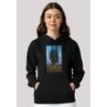 Kapuzenpullover F4NT4STIC "Pink Floyd Tree Head", Damen, Gr. L, schwarz, Obermaterial: 85% Baumwolle, 15% Polyester, casual, relaxed fit, Langarm, Pullover, Premium Qualität