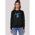 Sweatshirt F4NT4STIC "Disney Lilo und Stitch Little Devils", Damen, Gr. L, schwarz, Obermaterial: 85% Baumwolle, 15% Polyester, casual, regular fit, Rundhals, Langarm ohne Bündchen, Sweatshirts, Premium Qualität