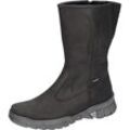 Stiefel WALDLÄUFER "H-LUMI", Damen, Gr. 7 (40,5), Normalschaft, schwarz, Nubukleder, unifarben, klassisch, Schuhe, Winterboots, TEX-Membran, in Komfortweite G (= weit)