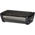 Holzkohlegrill ENDERS "Tischgrill Aurora Mirror", schwarz, B:30cm H:18cm T:49,5cm, Grills, BxH: 47x13,5 cm