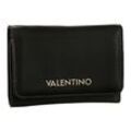 Geldbörse VALENTINO BAGS "BRIXTON Wallet", schwarz (nero), Lederimitat, modisch, Kleinlederwaren, Geldbeutel Portemonnaie Damenbörse