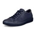 Sneaker ECCO "CLASSIC", Damen, Gr. 37, blau (marine), Leder, sportlich, Schuhe, in klassischer Optik, Freizeitschuh, Halbschuh, Schnürschuh