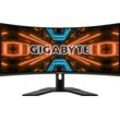 GIGABYTE Curved-Gaming-LED-Monitor "G34WQC A", F (A-G), Monitore, schwarzB:80,89cm