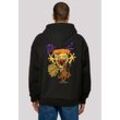 Kapuzenpullover F4NT4STIC "Scooby Doo Pizza Ghost" Gr. XXL, schwarz, Herren, Obermaterial: 100% Baumwolle, Pullover, Print