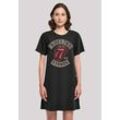 Shirtkleid F4NT4STIC "The Rolling Stones Tour '78 Vector", Damen, Gr. 4XL, schwarz, Obermaterial: 100% Baumwolle, casual, regular fit, Rundhals, Kleider, Premium Qualität